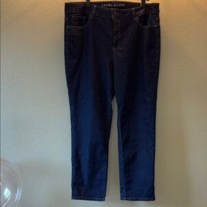 Laura Scott Midnight Blue Denim Pants